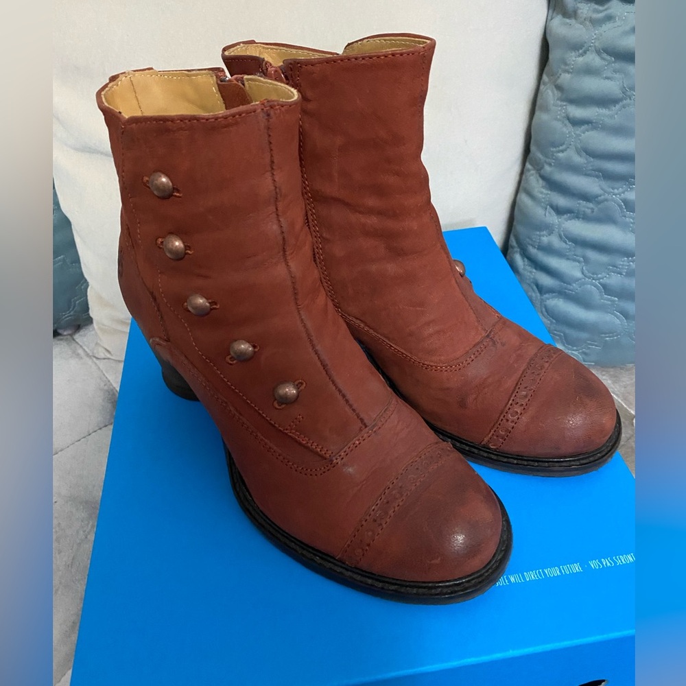 John Fluevog East End Spat ankle boot